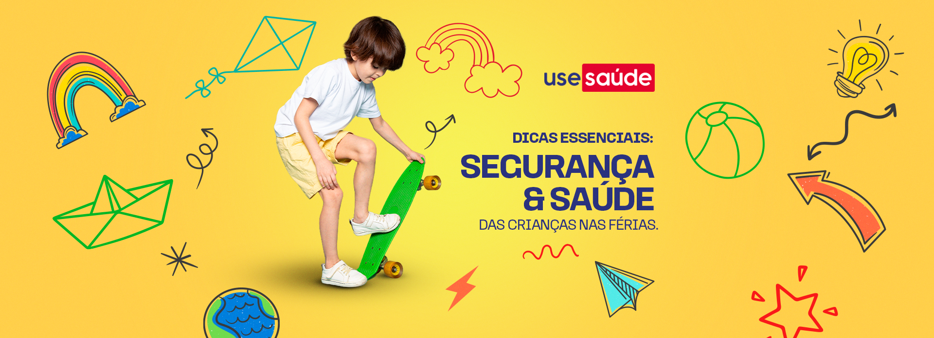 Segurança e saúde das crianças nas férias